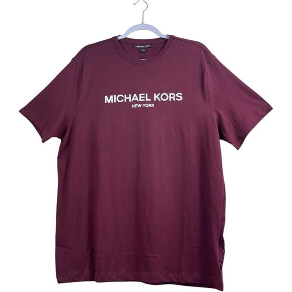 Michael Kors Burgundy T-Shirt - Picture 2 of 8